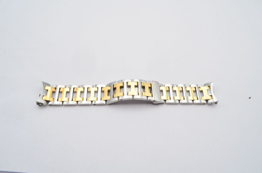 HERMES STAHL/GOLD ARMBAND BRACELET 19MM VINTAGE 90ER JAHRE Main Image