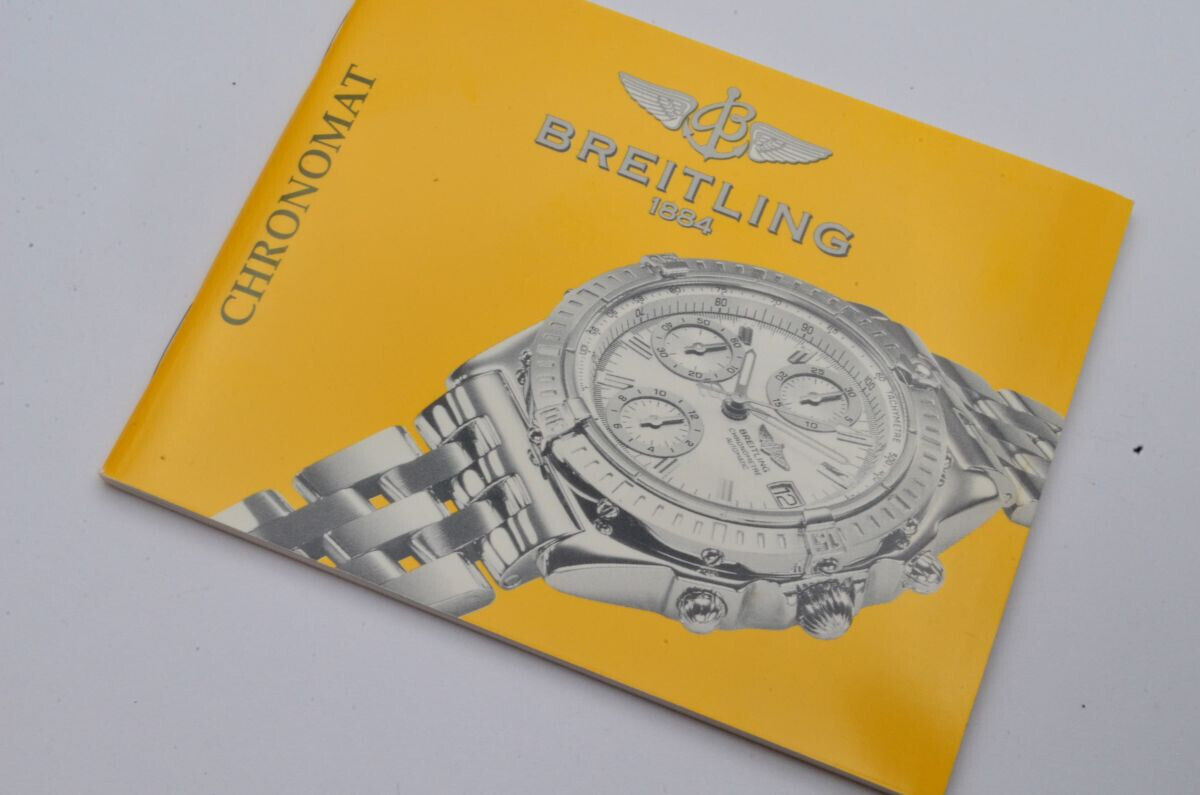 BREITLING ANLEITUNG MANUAL CHRONOMAT VINTAGE RAR 2 Main Image