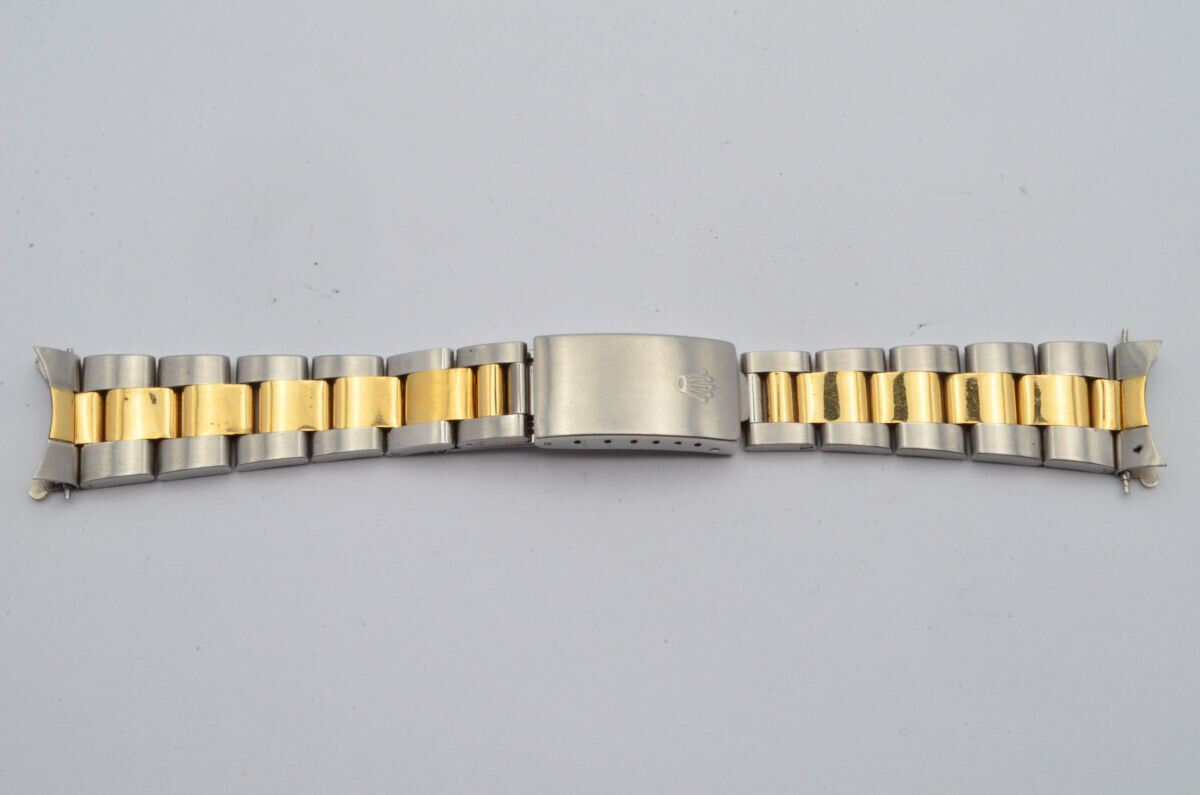 ROLEX DAMEN STAHL/GOLD ARMBAND BRACELET 19MM OYSTER ARMBAND 78353 VINTAGE P4 CLA Main Image