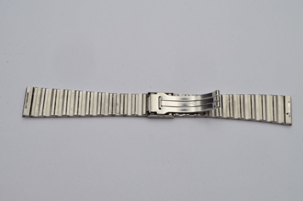 CARTIER SANTOS HERREN STAHL ARMBAND 18MM BRACELET VINTAGE SCHÖNER ZUSTAND RAR Gallery Image 1