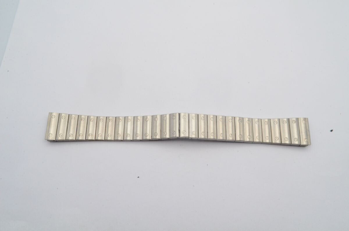 CARTIER SANTOS 100 HERREN STAHL ARMBAND 20MM BRACELET VINTAGE SCHÖNER ZUSTAND Main Image