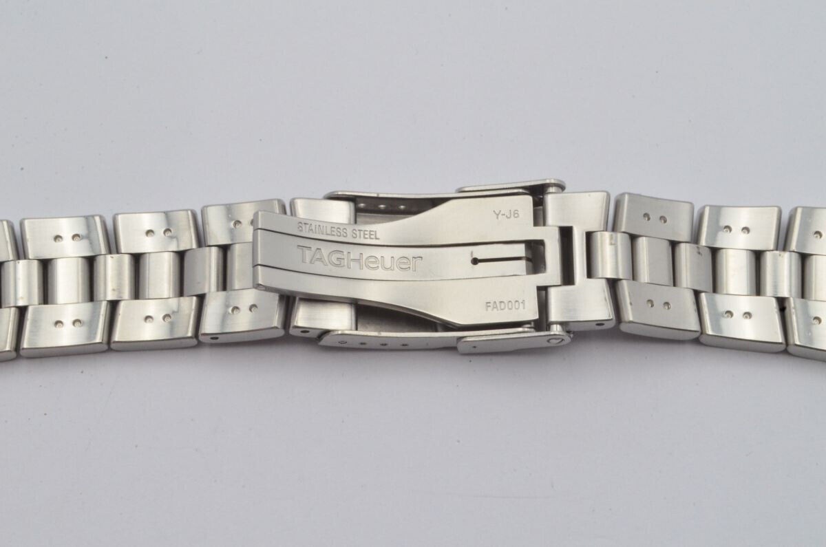 TAG HEUER PROFESSIONAL 2000 STAHL/GOLD ARMBAND 20MM BRACELET VINTAGE FAD001 Gallery Image 2