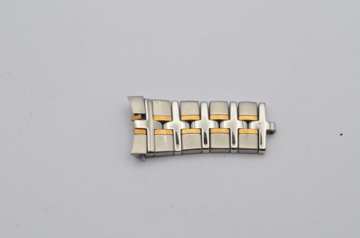 RAYMOND WEIL PARSIFAL REPARATUR SEGMENT 20MM STAHL/GOLD VINTAGE RAR NEUE VERSION Main Image