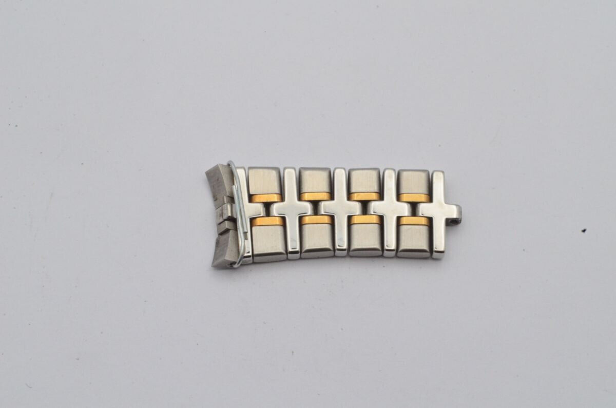 RAYMOND WEIL PARSIFAL REPARATUR SEGMENT 20MM STAHL/GOLD VINTAGE RAR NEUE VERSION Gallery Image 0