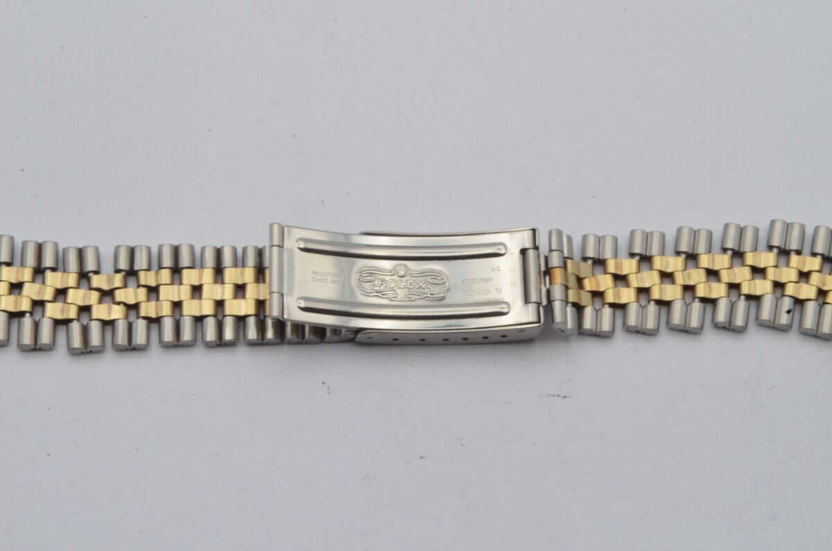 ROLEX VINTAGE HERREN JUBILEE STAHL/GOLD ARMBAND 20MM BRACELET GELB GOLD 6252H18 Gallery Image 1