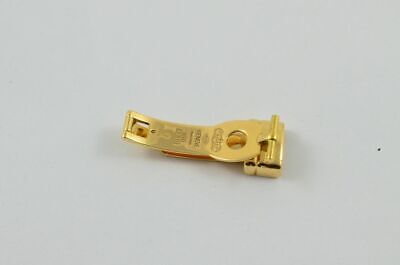ROLEX LEDER ARMBAND FALTSCHLIESSE 16MM 18K 750 MASSIV GOLD DEPLOYMENT CLASP 3 Gallery Image 1