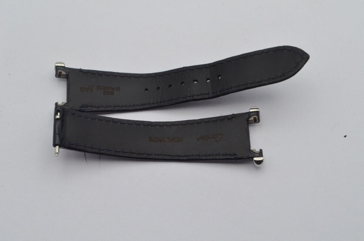 CARTIER PASHA LEDER ARMBAND 20MM FÜR FALTSCHLIESSE 16MM VINTAGE