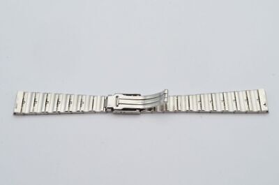 CARTIER SANTOS DAMEN STAHL ARMBAND 14MM BRACELET VINTAGE SCHÖNER ZUSTAND RAR 7 Gallery Image 1