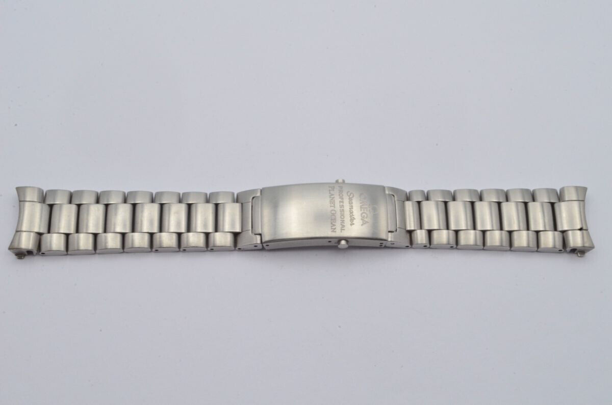 OMEGA SEAMASTER PLANET OCEAN STAHL ARMBAND 20MM BRACELET VINTAGE RAR 1580/952 Main Image