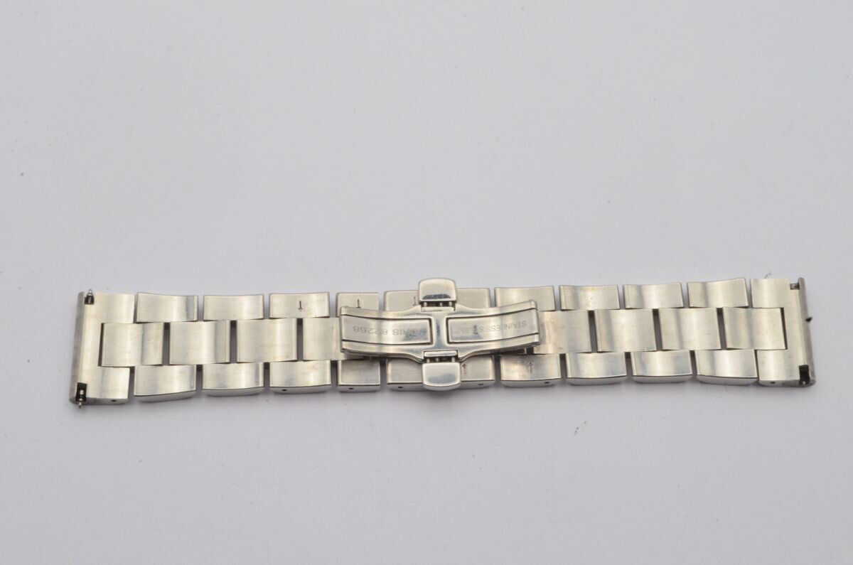 ORIS STAHL ARMBAND 22MM BREITE NEUW STAHL/STAHL TOP ZUSTAND 82268 Gallery Image 0
