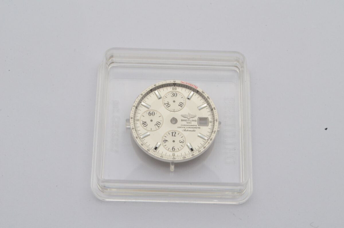 BREITLING ZIFFERBLATT DIAL CHRONOMAT EVOLUTION WEISS STAHL A13356 Main Image