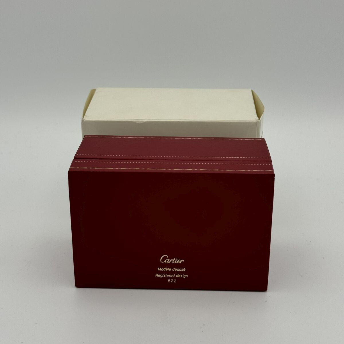 CARTIER UHRENBOX WATCH BOX CASE VINTAGE RAR TOP ZUSTAND MIT UMKARTON Gallery Image 2