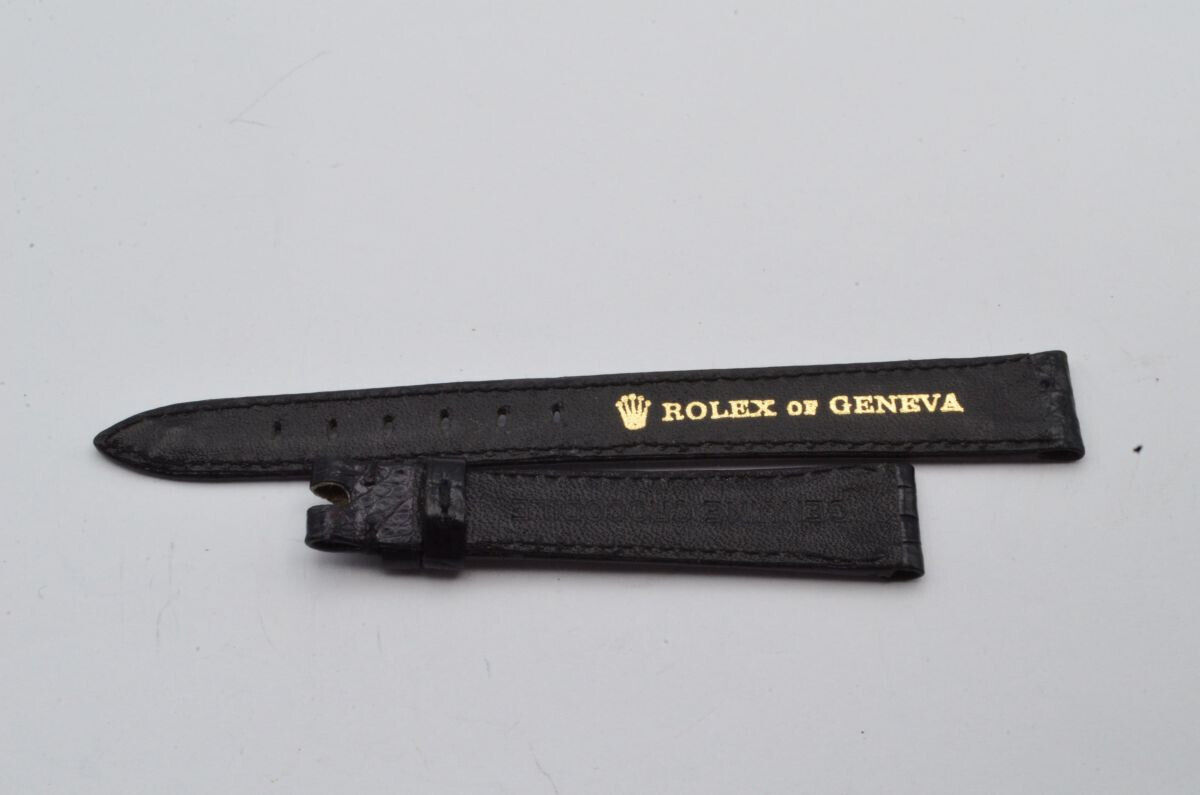ROLEX LEDER ARMBAND 13MM FÜR DORNSCHLIESSE 10MM DAMEN VERSION Gallery Image 0