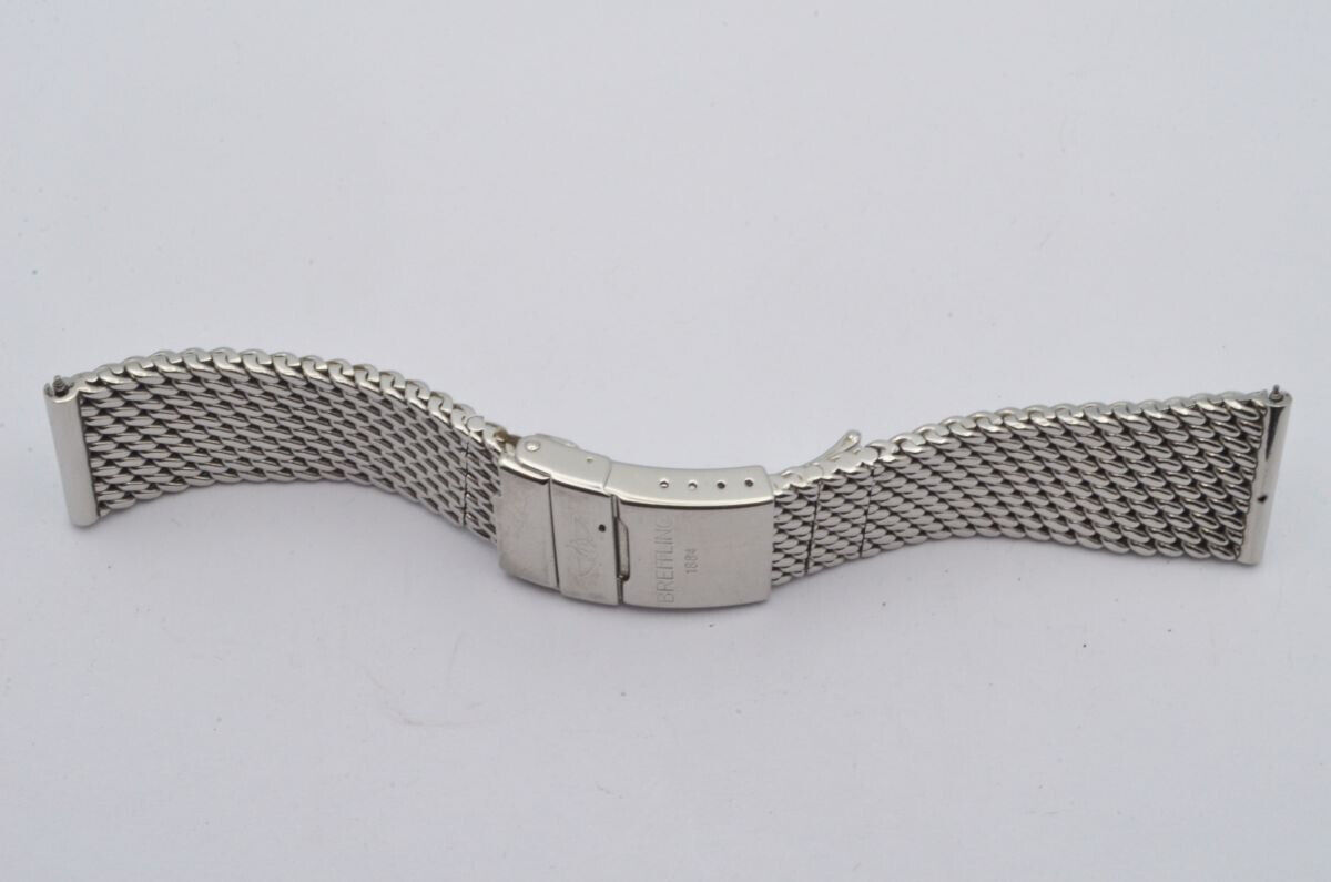 BREITLING OCEAN CLASSIC STAHL ARMBAND BRACELET 24MM RAR 146A TOP ZUSTAND POLIERT Gallery Image 0