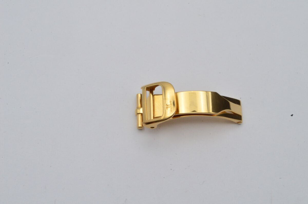 JAEGER LECOULTRE 18K 750 MASSIV GOLD FALTSCHLIESSE DEPLOYMENT CLASP 12MM 3 Main Image