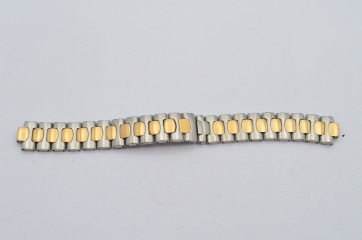OMEGA POLARIS 13MM STAHL/GOLD ARMBAND VINTAGE RAR FÜR DAMEN UHR Main Image