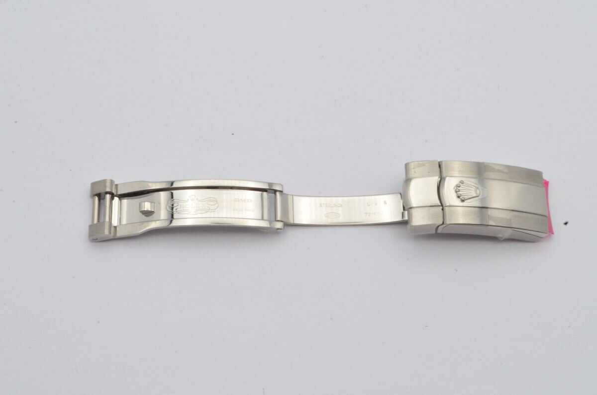 ROLEX DAMÉN ARMBAND FALTSCHLIESSE 72160 FALTSCHLIESSE DEPLOYMENT CLASP NEUWERTIG Gallery Image 0