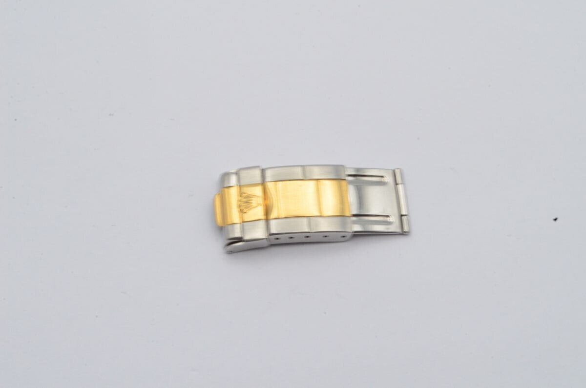 ROLEX STAHL ARMBAND FALTSCHLIESSE 78393 DAYTONA STAHL/GOLD DEPLOYMENT CLASP Main Image