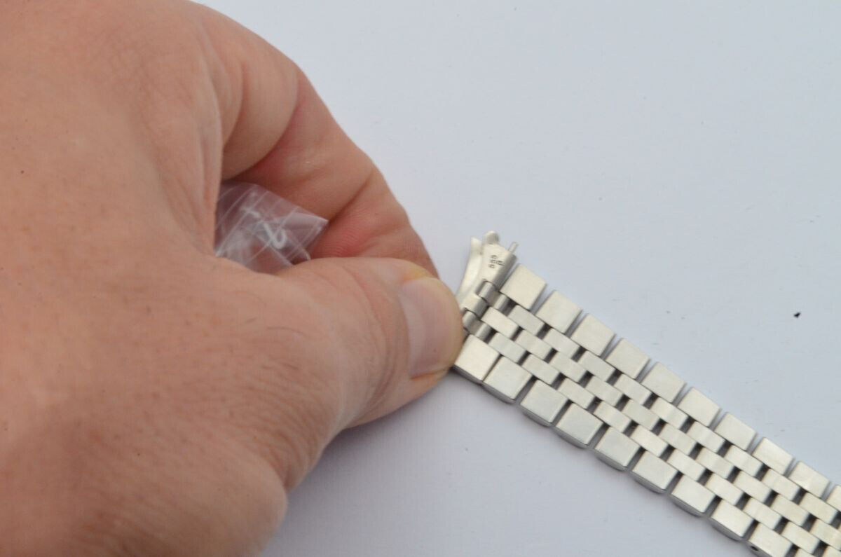 ROLEX JUBILEE STAHL ARMBAND 20MM VINTAGE TOP ZUSTAND 62510H VINTAGE RAR 555B Gallery Image 2